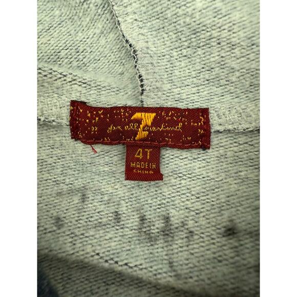 7 For All Mankind Stripped Hooded Jacket Size 4T - Picture 3 of 8